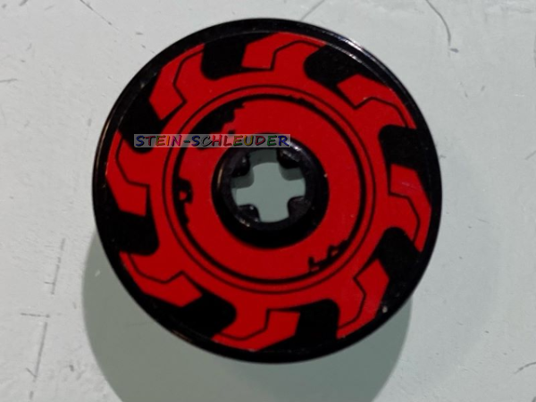 Lego Technik Disc 3 x 3 mit Sticker (2723pb087l)