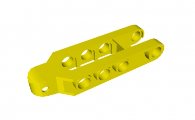 Lego Technik Liftarm 2 x 6 mit Kugelbuchse (2738)