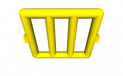 Lego Gitter 1 x 4 x 3 (6016)