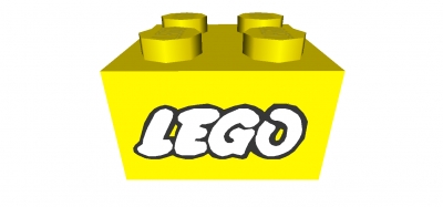 Lego Stein 2 x 2 bedruckt (3003pt1)