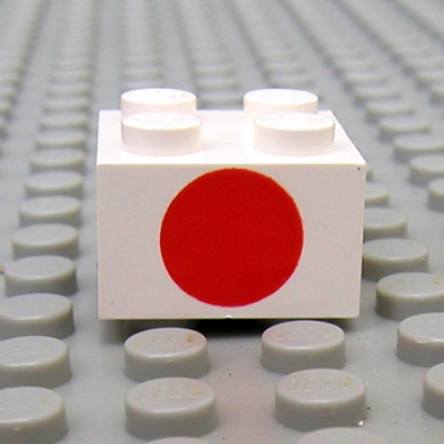 Lego Stein 2 x 2 bedruckt (3003px6)