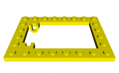 Lego Falltür-Rahmen 6 x 8 (30041)