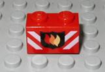 Lego Stein 1 x 2 bedruckt (3004px19)