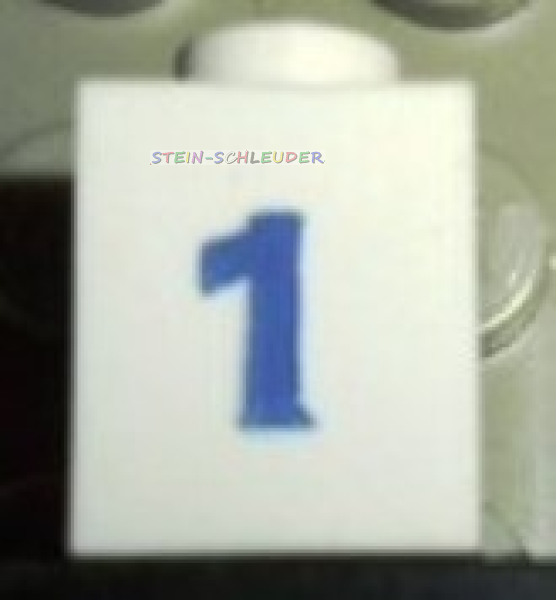 Lego Stein 1 x 1 bedruckt (3005pt1s)