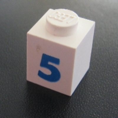 Lego Stein 1 x 1 bedruckt (3005pt5b)