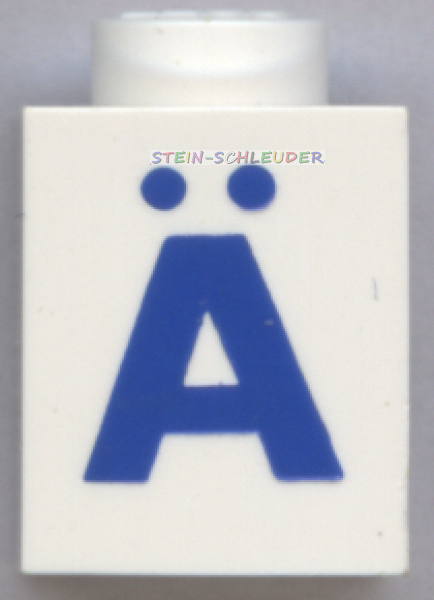 Lego Stein 1 x 1 bedruckt (3005ptAdiaerb)