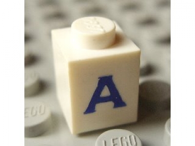 Lego Stein 1 x 1 bedruckt (3005ptas)