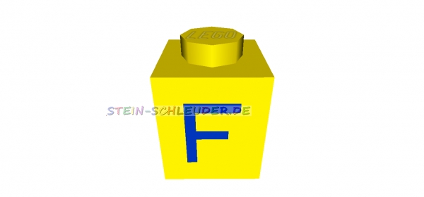 Lego Stein 1 x 1 bedruckt (3005ptf)