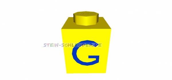Lego Stein 1 x 1 bedruckt (3005ptg)