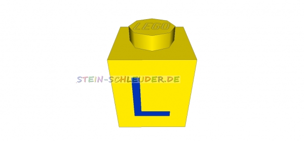 Lego Stein 1 x 1 bedruckt (3005ptl)