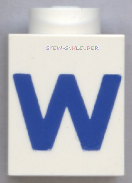 Lego Stein 1 x 1 bedruckt (3005ptWb)
