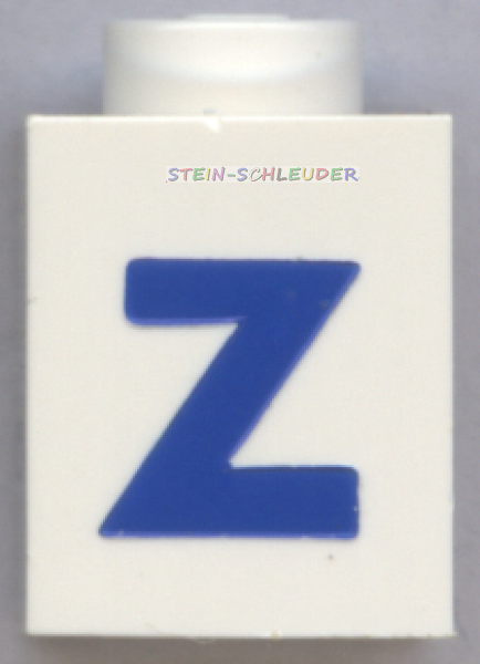 Lego Stein 1 x 1 bedruckt (3005ptzb)