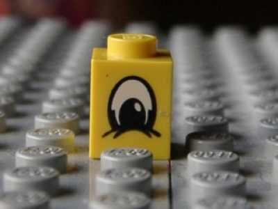 Lego Stein 1 x 1 bedruckt (3005px2)
