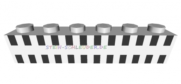 Lego Basisstein 1 x 6 bedruckt (3009p25)