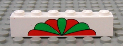 Lego Stein 1 x 6 bedruckt (3009px25)