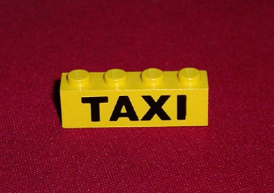 Lego Stein 1 x 4 mit Aufdruck (3010p45)