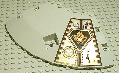 Lego Paneele 14 x 14 x 2 & 2/3 mit Aufdruck rechts (30116px3)