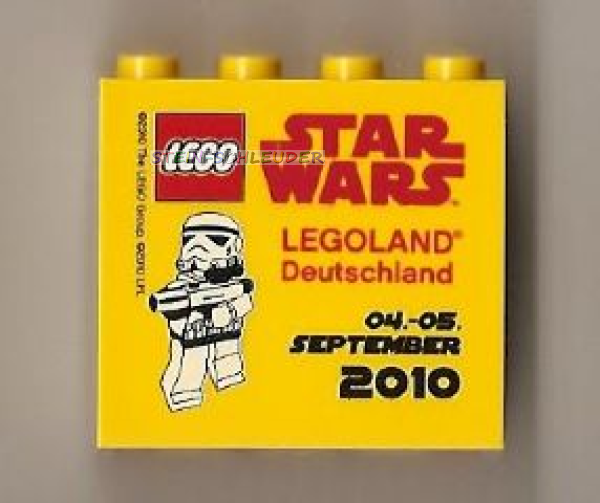 Lego Stein 2 x 4 x 3 bedruckt (30144pb088)