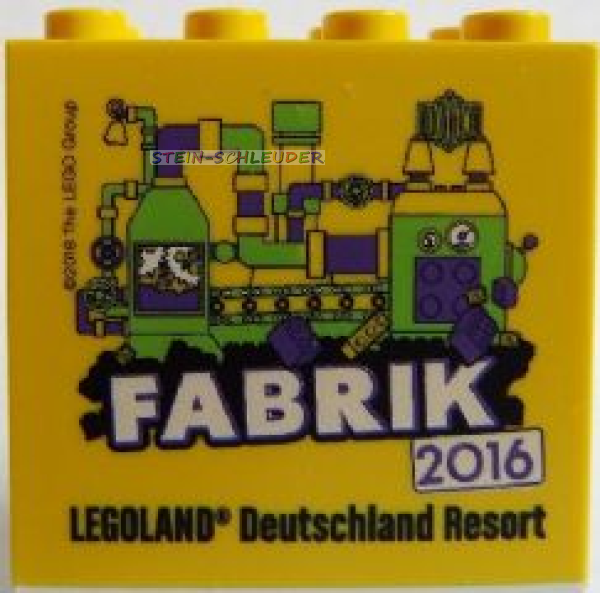 Lego Stein 2 x 4 x 3 bedruckt (30144pb178)