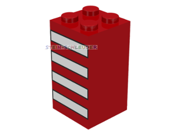Lego Basisstein 2 x 2 x 3 bedruckt (30145p01)