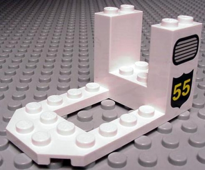 Lego Cockpit 4 x 7 x 3 bedruckt (30250px1)