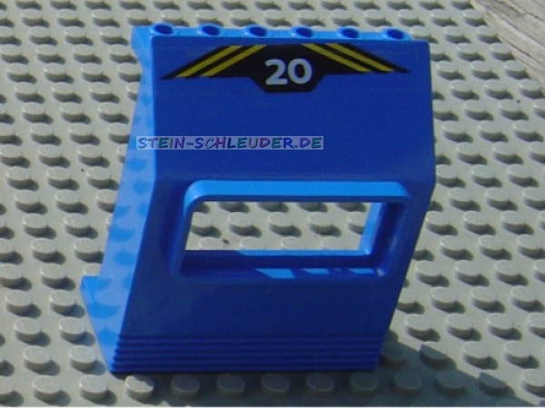 Lego Paneele mit Fenster 3 x 6 x 6 mit Sticker (30288pb01)