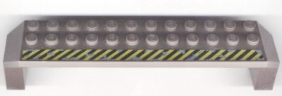 Lego Brücke 2 x 14 x 2 & 1/3 bedruckt (30296px1)