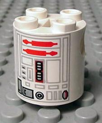 Lego Rundstein / Starwars R5-D4 Roboterkörper 2 x 2 x 2 (30361ps2)