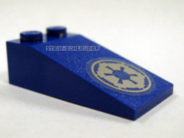 Lego Schrägstein 2 x 4 mit Sticker (30363pb012)