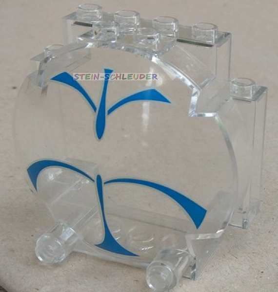 Lego Windschutz 3 x 6 x 5 bedruckt (30366px1)