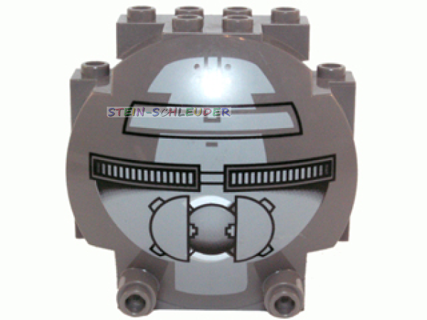 Lego Windschutz 3 x 6 x 5 bedruckt (30366px3)