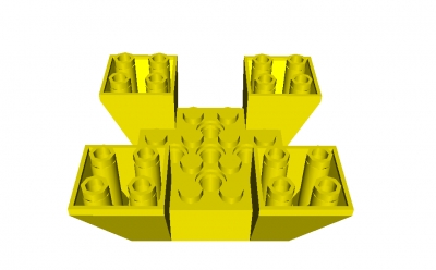 Lego Schrägstein 65° 6 x 6 x 2 invers (30373)