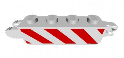 Lego Scharnierstein 1 x 4 bedruckt (30387p02)