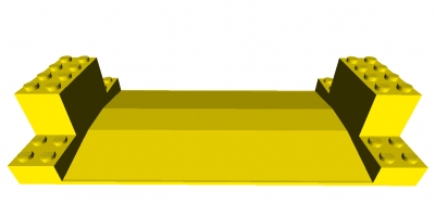 Lego Brückengrundplatte 18 x 8 x 3 (30399)