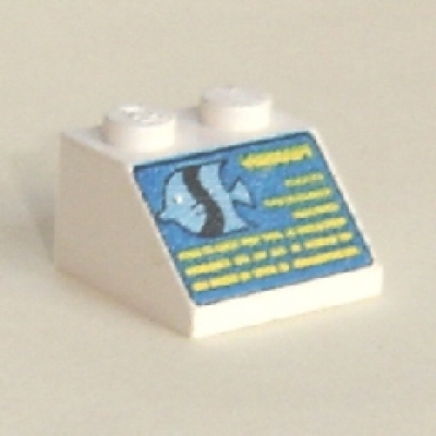 Lego Schrägstein 45 bedruckt (3039p58)