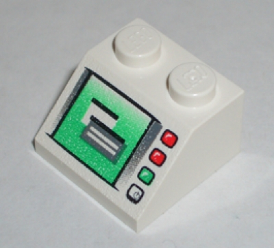 Lego Schrägstein 45 bedruckt (3039pb42)