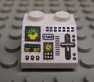 Lego Schrägstein 45 bedruckt (3039pb45)