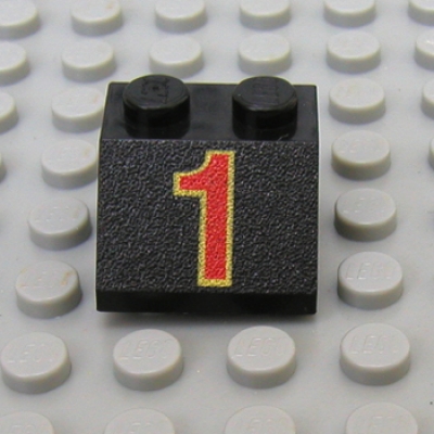 Lego Schrägstein 45 bedruckt (3039px45)