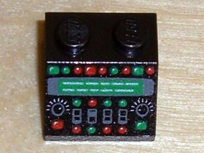 Lego Schrägstein 45 bedruckt (3039px59)