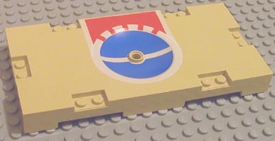 Lego Platte 8 x 16 Fußballfeld-Sektion bedruckt (30489px2)