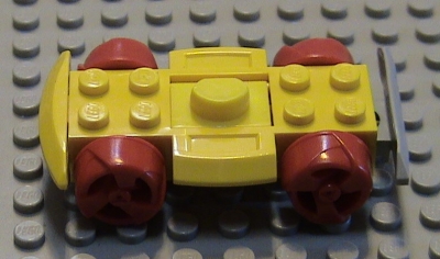 Lego Autobasis 4 x 6 Racer mit roten Rädern (30558cx1)
