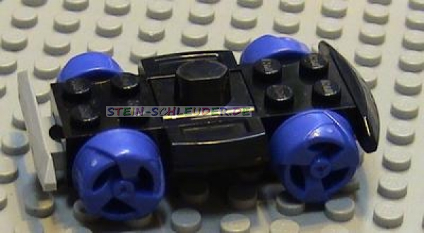 Lego Autobasis 4 x 6 Racer mit violetten Rädern (30558cx6)