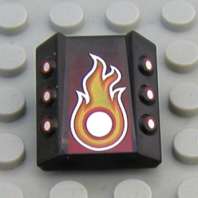 Lego Keilstein 2 x 2 x 1 bedruckt (30603x5)