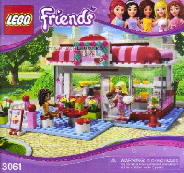 Lego Friends Bauanleitung -City Park Café- (3061)