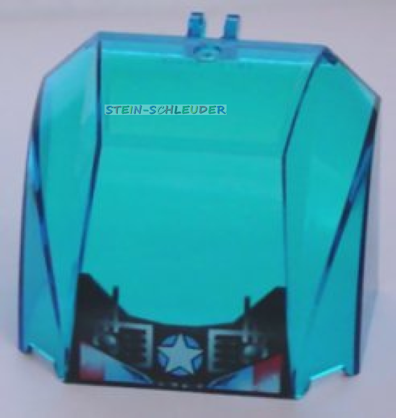 Lego Windschutz 4 x 6 x 4 mit Aufdruck (30633px2)