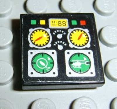 Lego Fliese 2 x 2 bedruckt (3068bpb124)