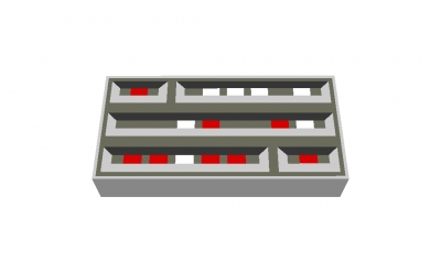 Lego Fliese 1 x 2 (3069bps1)