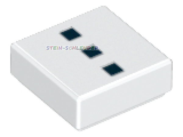 Lego Fliese 1 x 1 bedruckt (3070pb085)