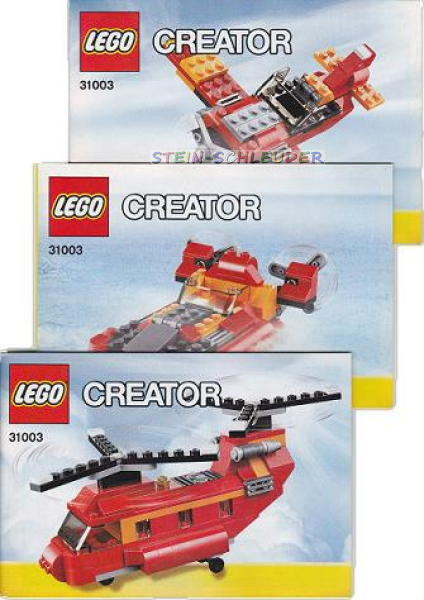 Lego Creator Bauanleitung -Red Rotors- (31003)