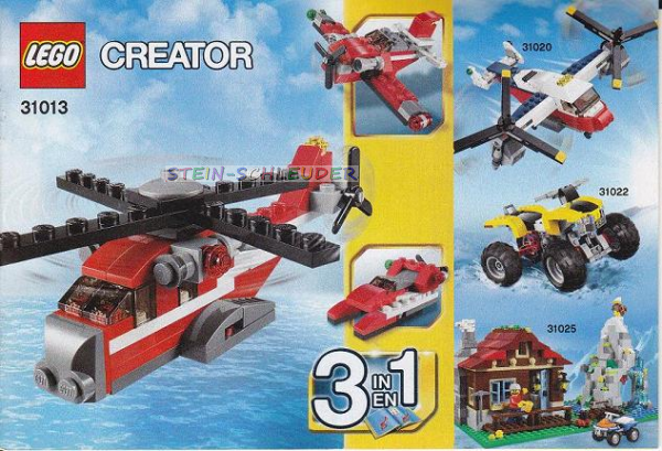 Lego Creator Bauanleitung -Red Thunder- (31013)